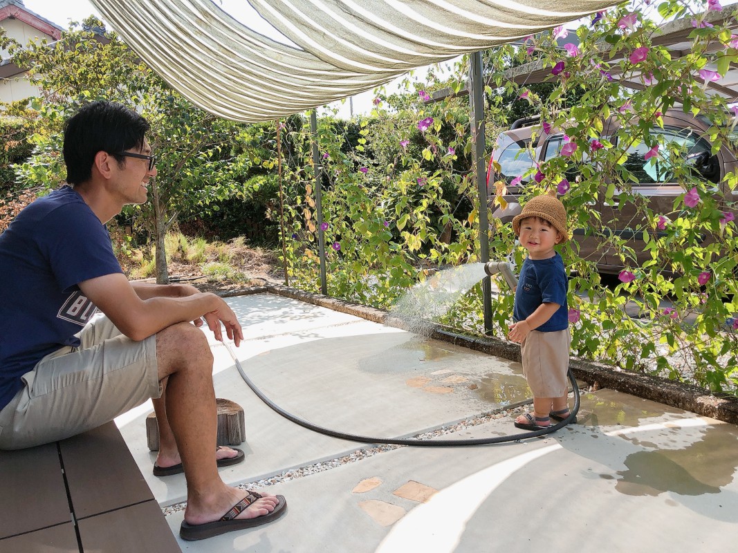 「そうくんの水かけ」 伊藤春夫